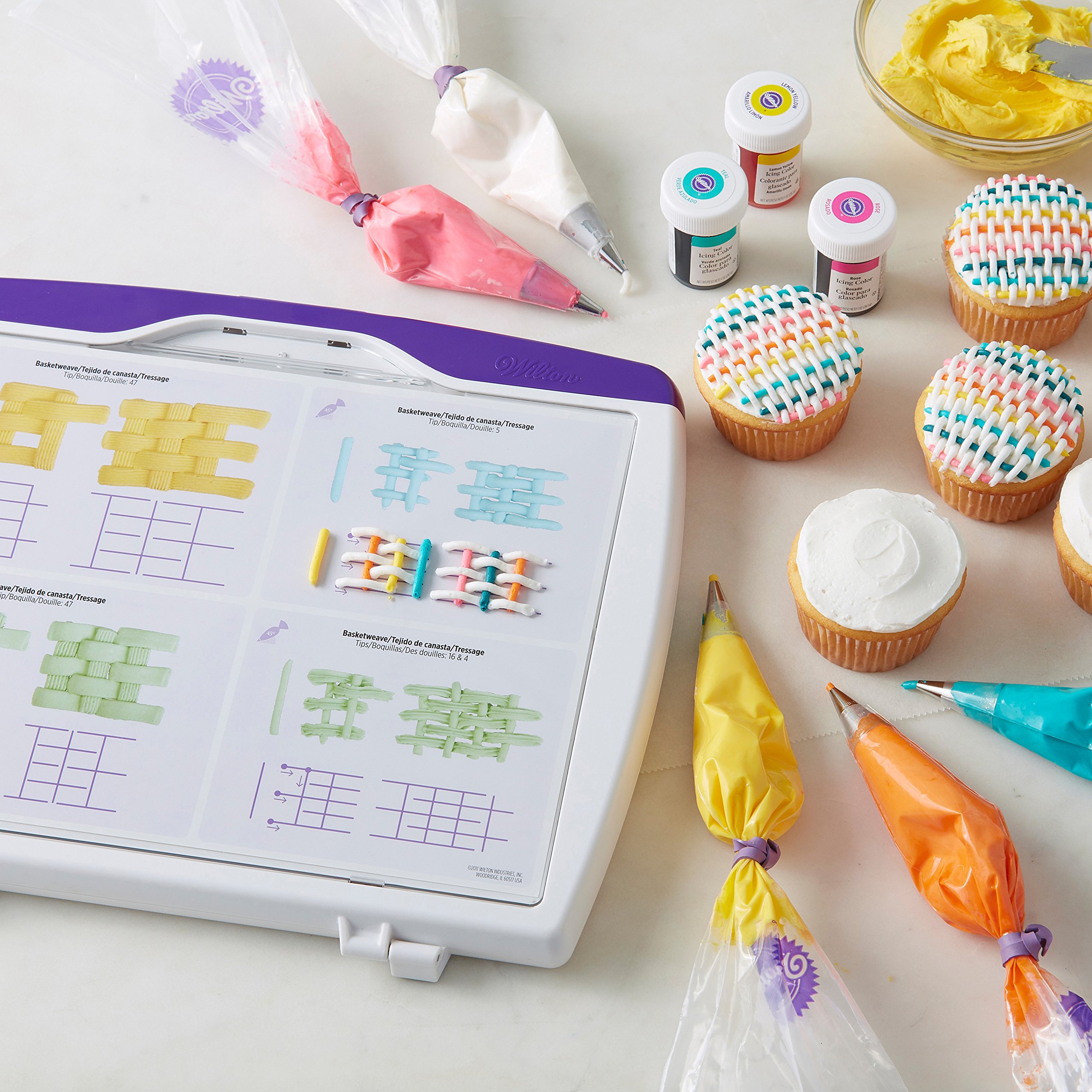 Wilton Decorate Smart Deluxe Practice Board Set, Cake Decorating