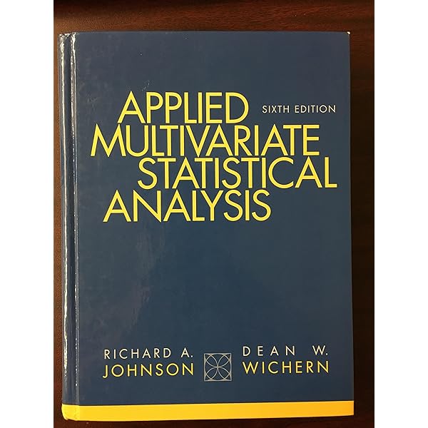 Amazon.com: Applied Multivariate Statistical Analysis