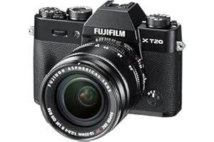 Fujifilm X-T20 Mirrorless Digital Camera w/XF18-55mm F2.8-4.0 R LM OIS Lens, Black
