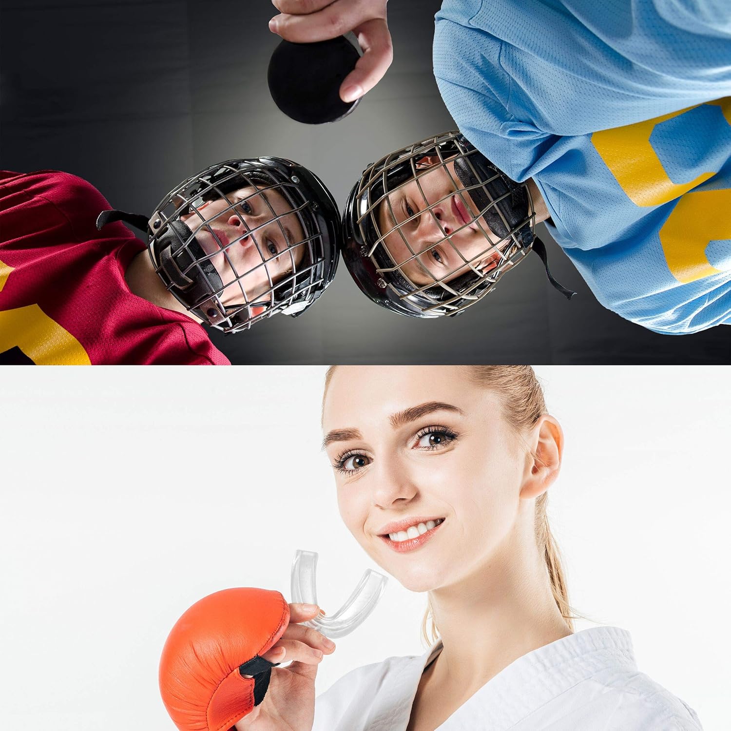 ProDental Sports Mouth Guard (2 Pack) | No BPA Soft Material, Made in USA | Customizable for Comfort - Fits Any Size Mouth Age 12+ | Athletic Teeth Mouth Guards Designed for Maximum Protection : Sports & Outdoors