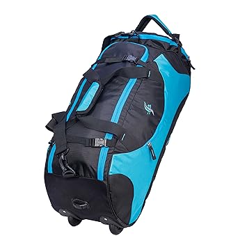 Istorm Sky Blue and Black Wheeler Duffel Polyester Skater