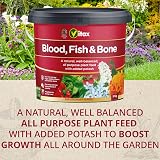 Vitax Blood Fish & Bone Organic Fertiliser 5Kg - Slow Release, Root & Flower view 3
