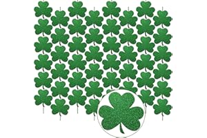 GOER St. Patrick's Day Shamrock Decorations,12 Pcs Hanging Swirls for St. Patrick's Day Party Supplies