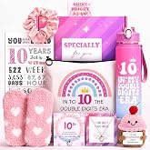 10 Year Old Girl Birthday Gifts, 10 Year Old Girl Gift ,Double Digits Girls | Gifts for 10 Year Old Girl - Ten Pieces Trendy Stuff for Daughter, Niece, Granddaughter