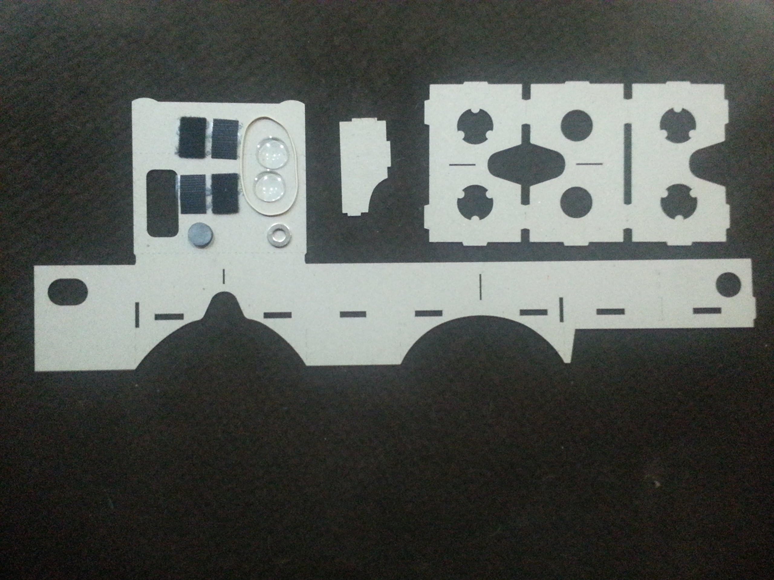 Google Cardboard VR Kit - "Laser Cut" Unassembled by Unofficial Cardboard(TM)