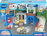 VTech Toot-Toot Drivers Police Station Playset with Cars & Lights view 2