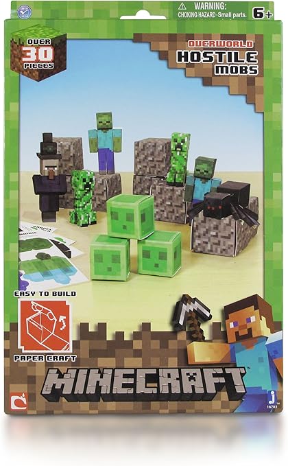 マインクラフト ペーパークラフト 敵キャラパック ペーパーアート 通販 Amazon