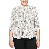Alex Evenings Women's Top and Jacket Set