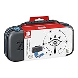 RDS Industries, Inc Nintendo Switch Game Traveler Deluxe Travel Case- Zelda Breath of the Wild - Sheikah Eye - Grey