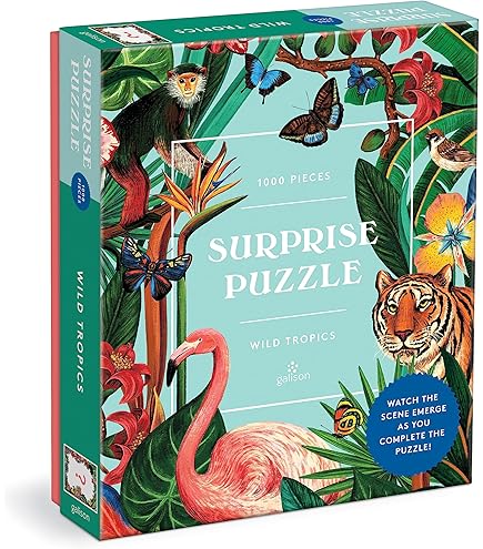 Galison Merry In The Making 1000 Piece Surprise Jigsaw Puzzl - View #7