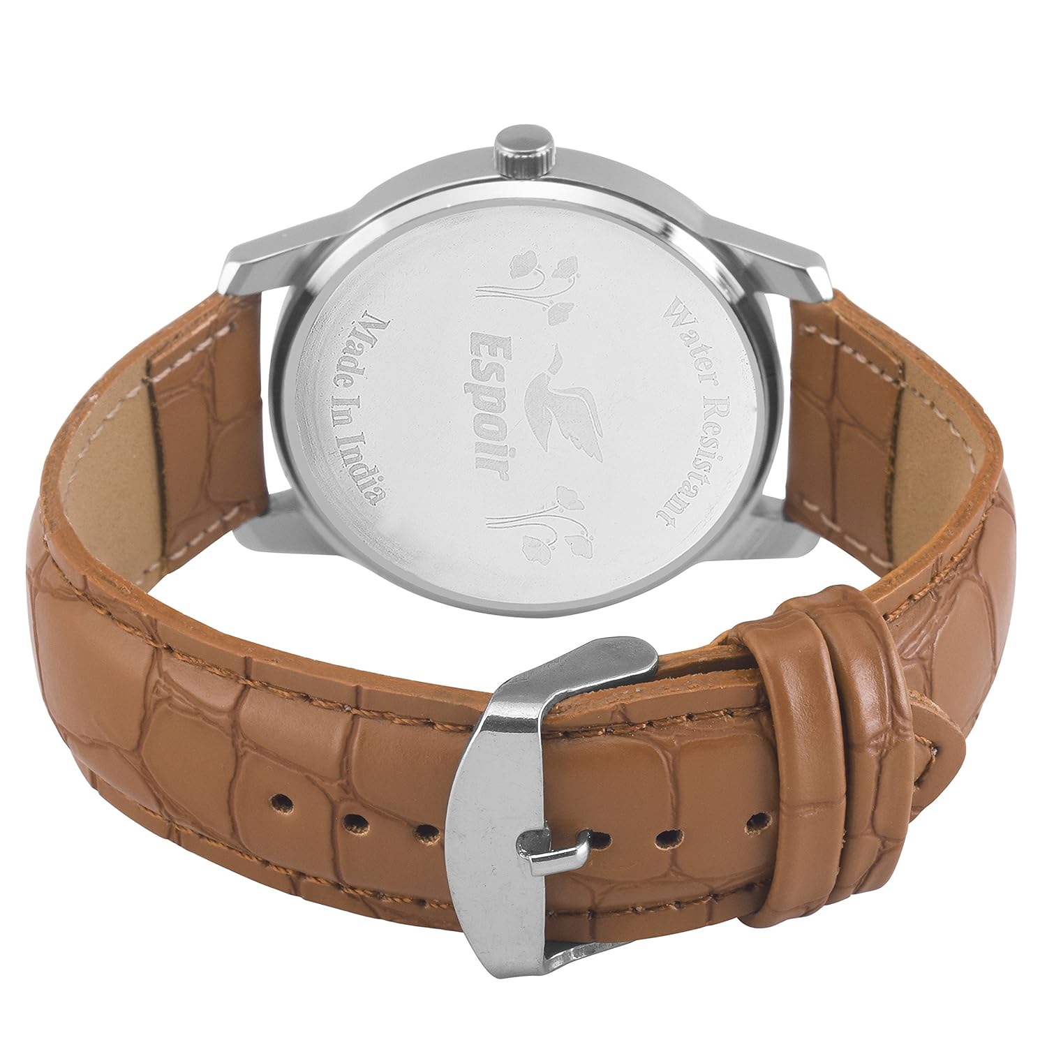 espoir analogue black dial men's watch - chrono0507