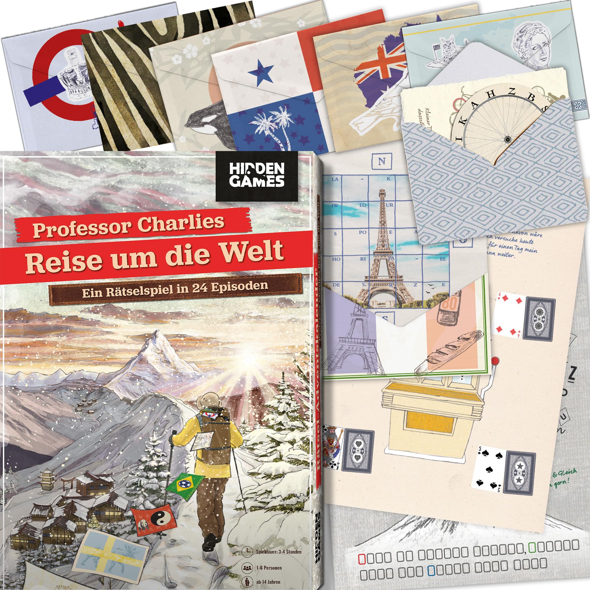Hidden Games - Professor Charlie's world tour - EIN Rätselspiel in 24 episodes (german edition)