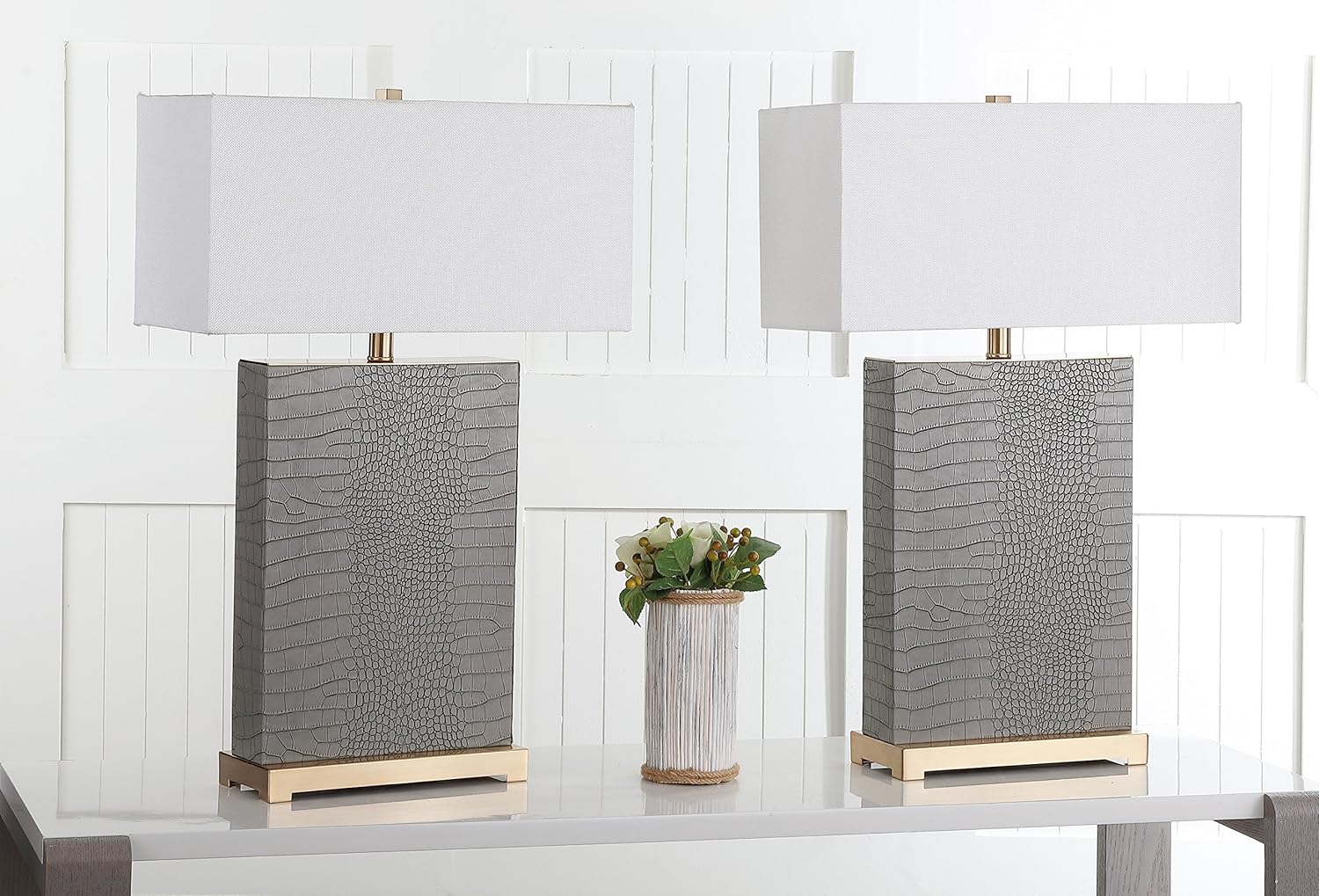 Best geometric table lamp set