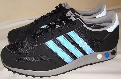 black adidas trainers size 8