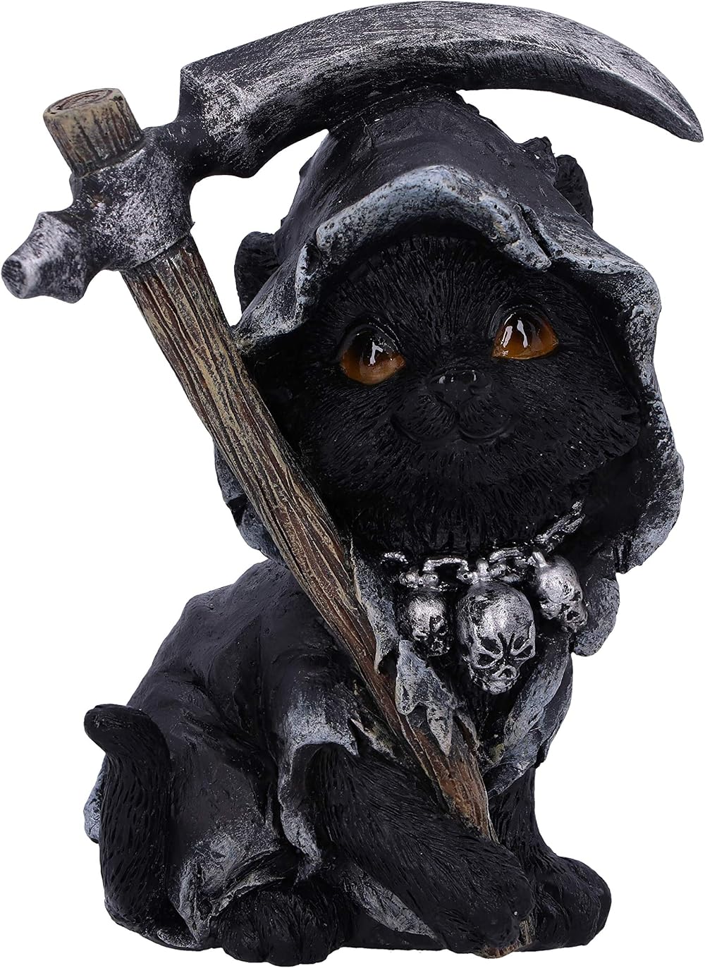 Nemesis Now Amara Grim Reaper Cat Figurine Black 10.2cm Collectible