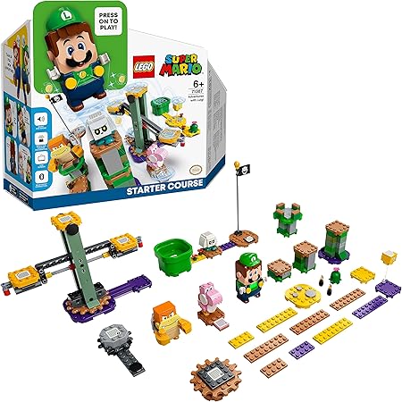 Amazon Co Jp レゴ Lego スーパーマリオ レゴ ルイージ と ぼうけんのはじまり スターターセット おもちゃ