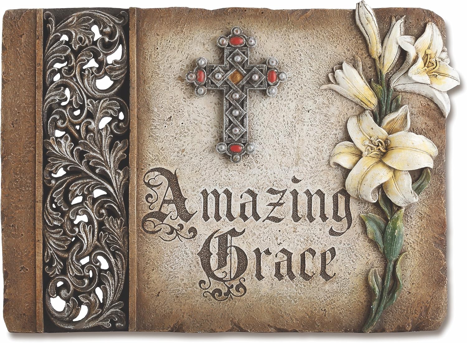 Napco Amazing Grace Plaque, 6.5" Garden & Outdoor