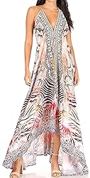 Sakkas 1817 - Lizi Womens Maxi High-low Halter