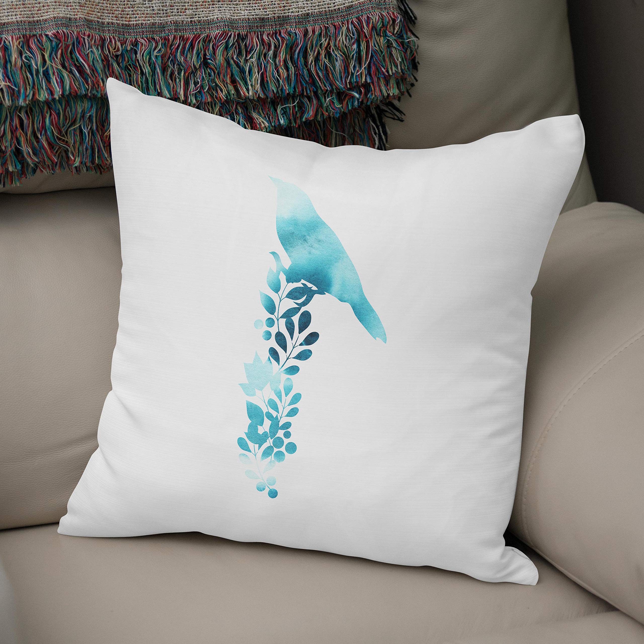 Bonamaison, Decorative Cushion Cover - 50% Cotton 50% Polyester - 43x43cm - Designed and Manufactured in Turkey