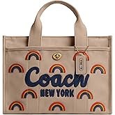 Coach Cargo Tote Bag with Bow Print