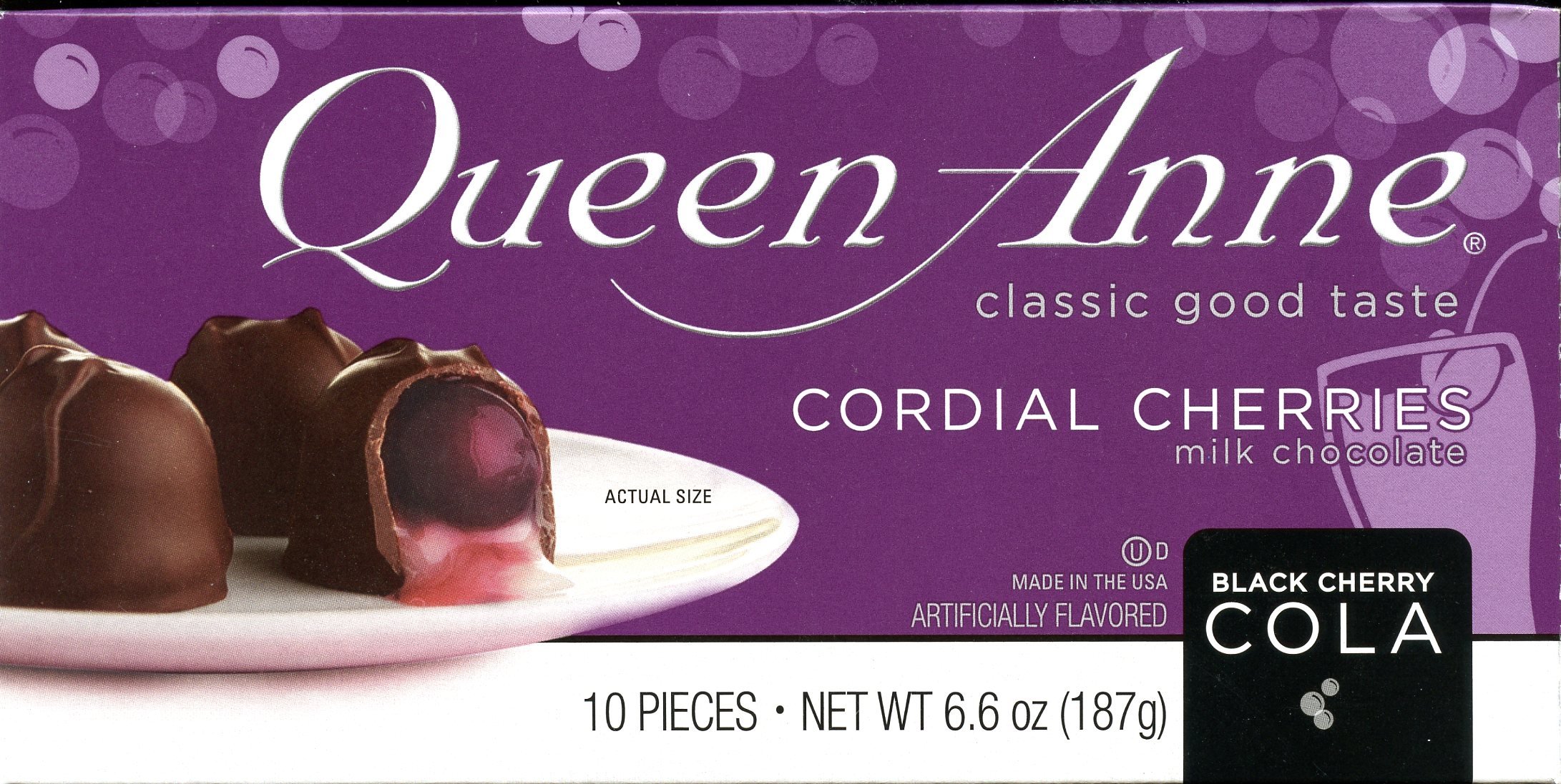 Queen Anne Dark Chocolate Cordial Cherries Candy And