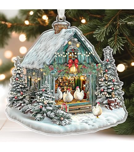マ*ド様 希少　アンティーク　スワロフスキー　ボヘミアングラス　オーケストラ　置 Amazon.com: Old World Christmas Chicken Coop Glass Blown Ornament