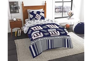 Northwest The Company Officially Licensed NFL New York Giants Twin Bed in a Bag Set, 64" x 86"