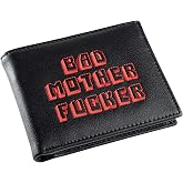 Miramax, LLC Officially Licensed Black/Red Embroidered Bad Mother Leather Wallet