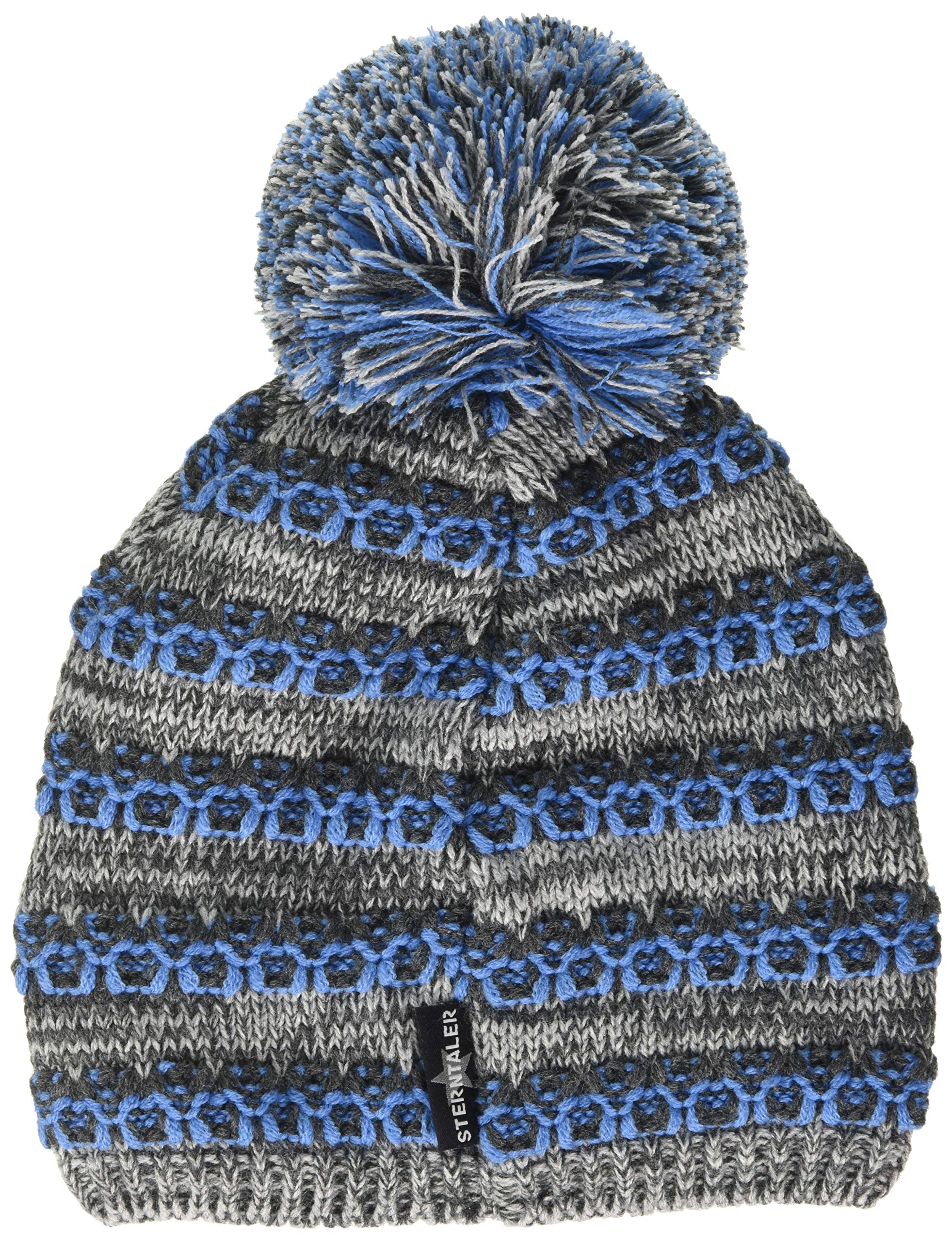 Sterntaler Baby Boys' Strickmütze Beanie hat, Anthracite Mel, 49