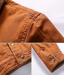 Vcansion Men's Classic Fleece Lined Windproof