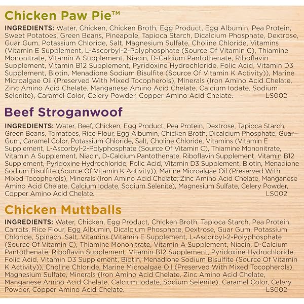 NUTRISH RACHAEL RAY WET DOG FOOD VARIETY PACK HEARTY RECIPES, 6-8 OZ. TUBS, 2 COUNT