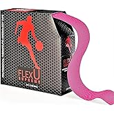 FlexU Kinesiology Tape Bulk Pack; Therapeutic Recovery Tape; Hypoallergenic, Long-Lasting; Reduces Risk of Sports Injuries, Alleviates Pain; Promotes Fast Recovery; Pro Grade