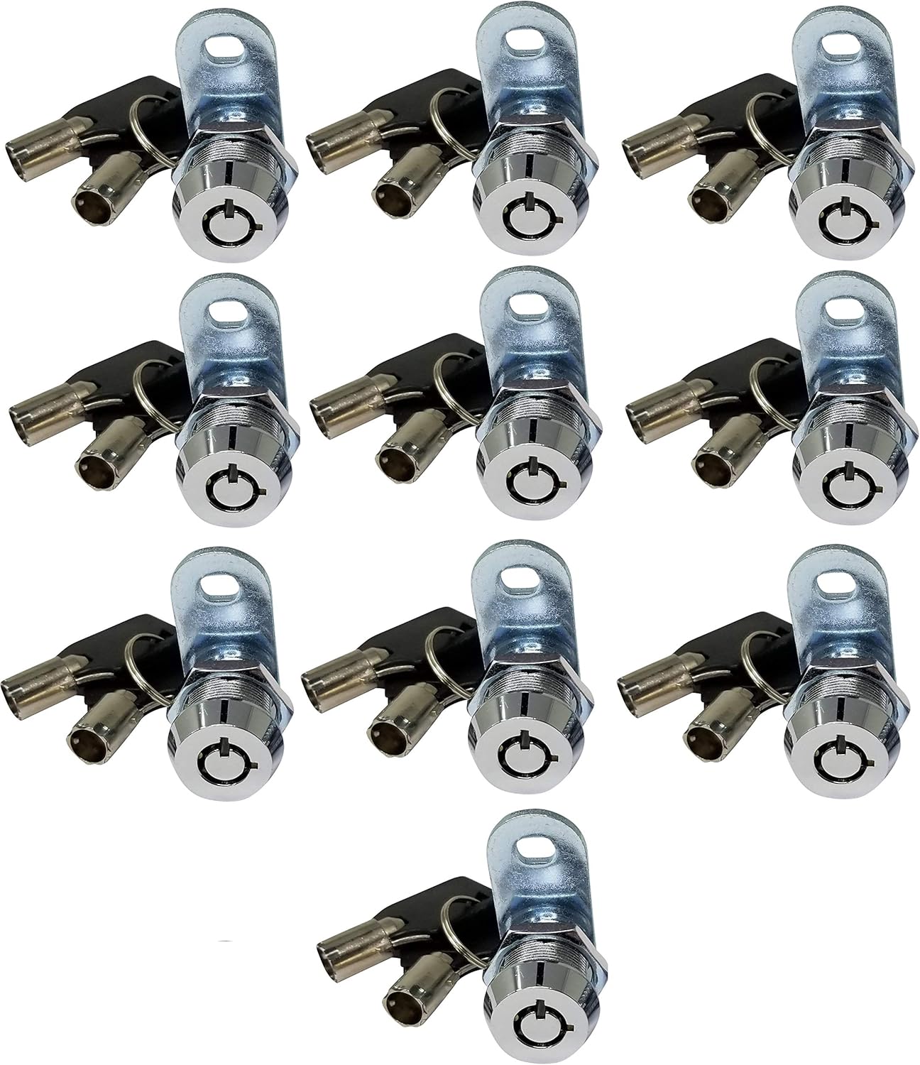 Admiral Locks Tubular Cam Lock, Keyed Alike Removable Key (5/8 Inch 90