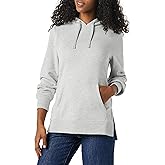 Amazon Essentials womens Fleece Hooded Tunic Sweatshirt