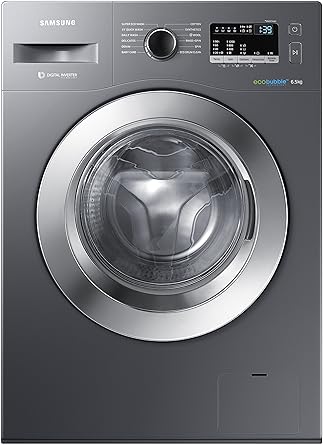 Samsung 6.5 kg Fully-Automatic Front Loading Washing Machine (WW65M224K0X/TL, Inox)