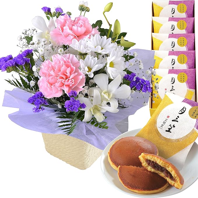 Amazon Co Jp 花のギフト社 お悔やみのお花 命日 お彼岸 おくやみ 法事お供え お盆のお供え 進物用 文明堂 ホーム キッチン