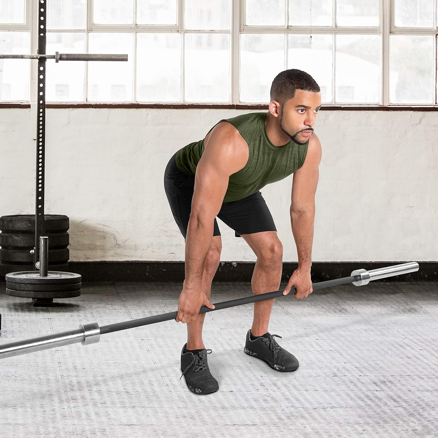 CAP Barbell “The Beast” Bar | 7-Foot Olympic Barbell : Weight Bars : Sports & Outdoors