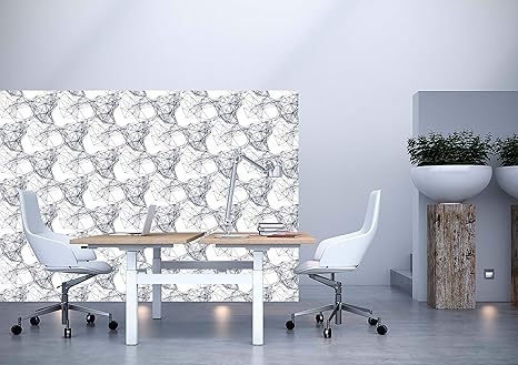 Amazon 幾何学模様の抽象的なライン テーマ 壁紙 壁画 インテリアデザイン 剥がして貼るだけ壁紙 あらゆる場面で壁を飾りましょう R195 24 X 96 ウォールステッカー オンライン通販