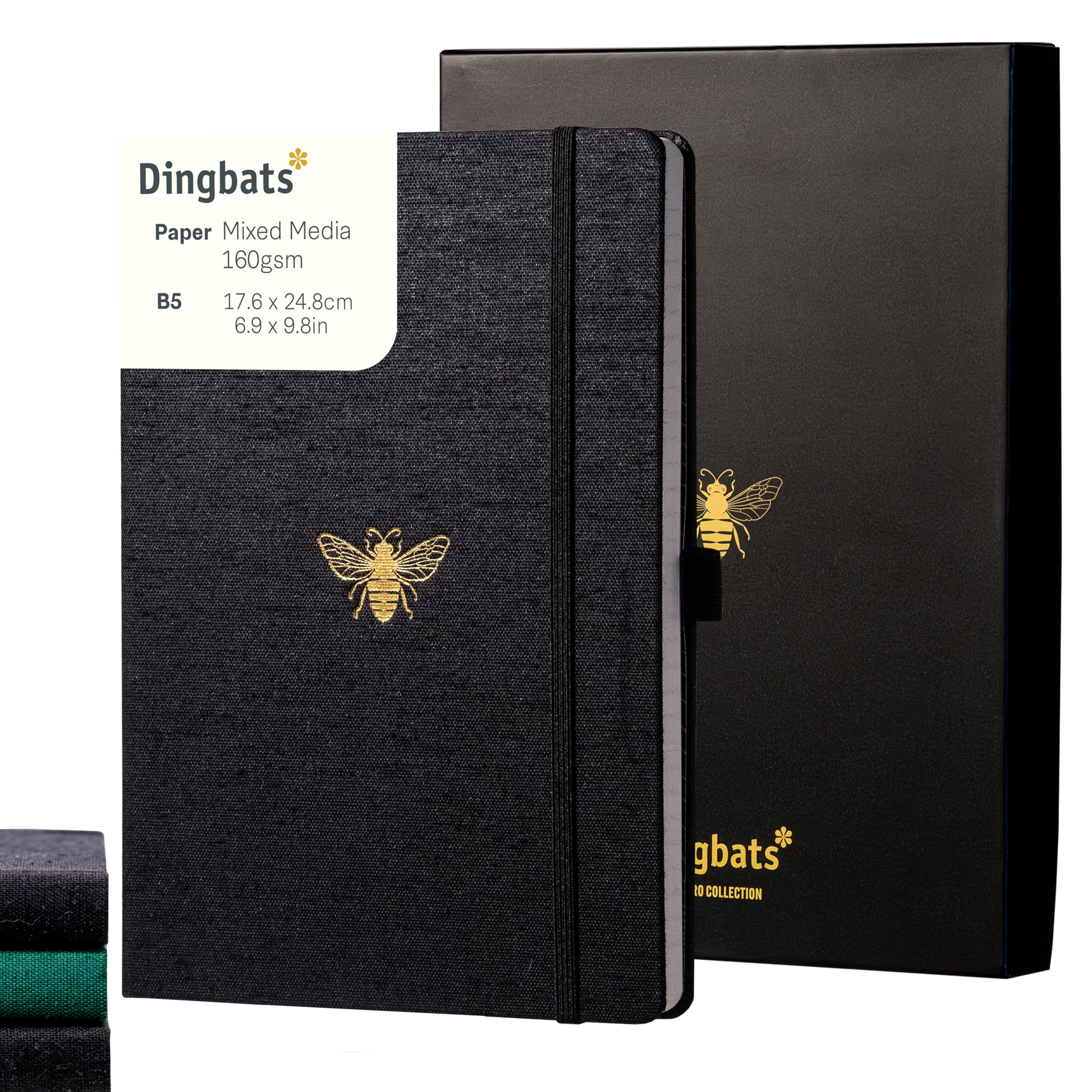 Dingbats* Pro B5 Bee Notebook - Plain (in Gift Box) — image 1