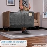 Venο 4 Pack Heavy-Duty Oversize Storage Bags with Zips and Tag Pocket view 5