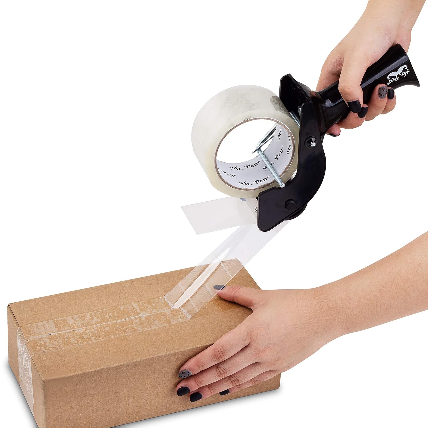 Mr. Pen- Packing Tape, 2 Pack, 2 inch Wide, 60 Yards, 1.9mil, No Smell, Shipping Tape, Packaging Tape, Packing Tape Rolls, Clear Packing Tape, Moving Tape, Box Tape, Packing Tape Refill, Mailing Tape: Industrial & Scientific