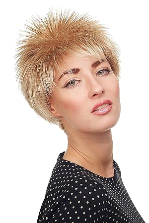 Wig Me Up 3324 27t613 Lady Quality Wig Short Spiky Backcombed