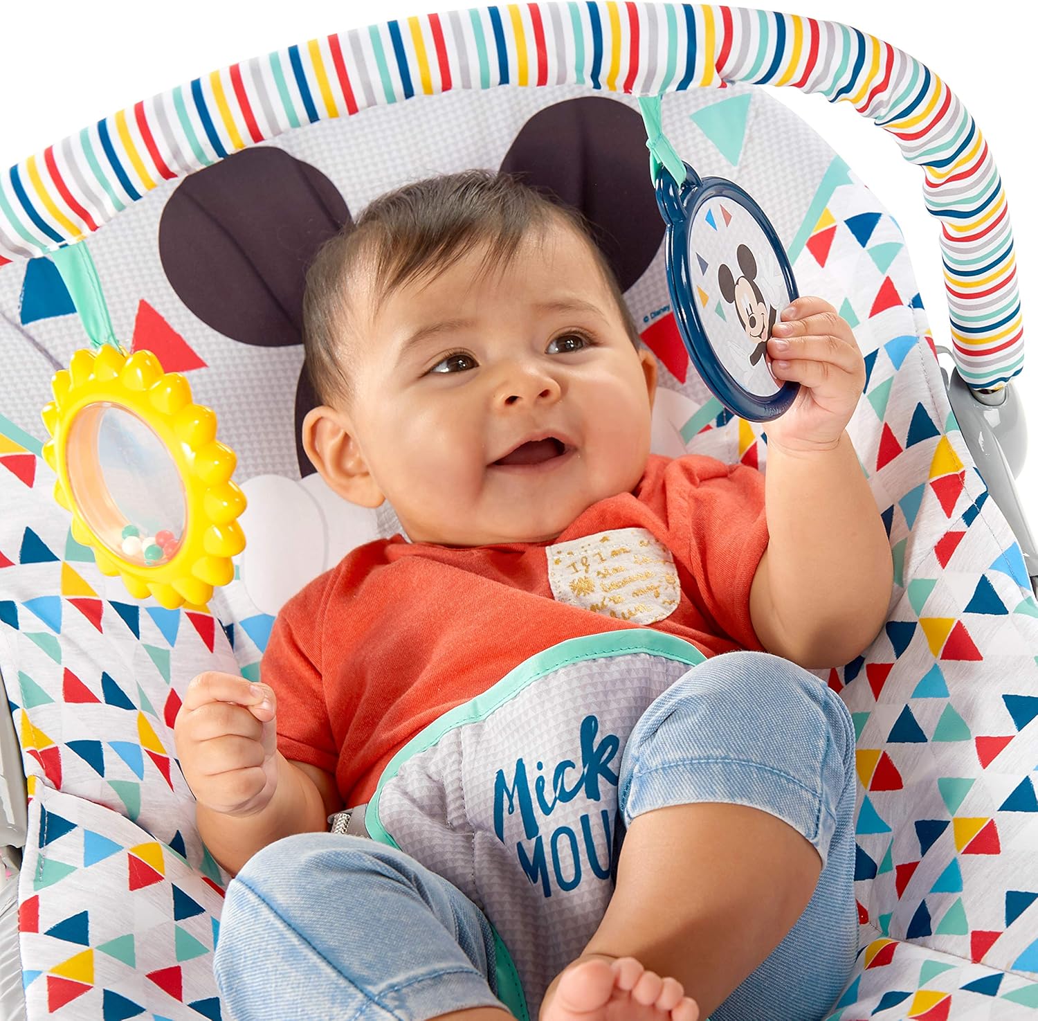 Disney Baby Mickey Transat Avec Siege Vibrant Happy Triangles Bebe Puericulture Eveil Et Jouets Lawawarenesssociety In