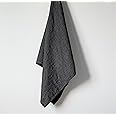 LK PureLife 100% French Flax Linen Bath Towel-Stonewashed Pure Linen Highly Absorbent Quick Drying for Travel Towel Hair Towel Gym Towel-28 x 55 Inch (28"x55" Bath Towel, Charcoal Grey)