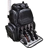 Case Club Tactical Pre-Cut 4-Pistol Backpack with Rainfly & Molle Straps (Gen 2)