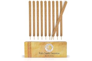 New Age Imports, Inc.® ~ Premium Palo Santo Holy Wood 3-4" Inches Size Hand Rolled Incense Sticks from Peru. Great for Meditation, Smudging Insenses, Spiritual Cleansing Inscent (10 Sticks Pack)