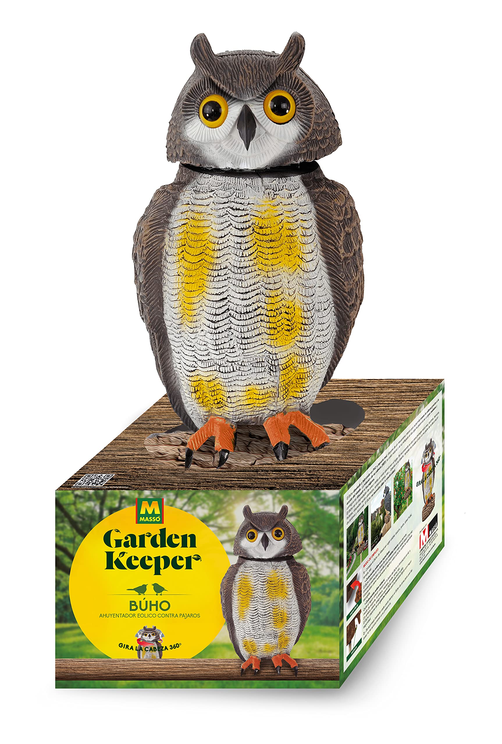 MASSÓ 231452 – Owl Wind, 18.5 "X 40 X 17 Cm, multi-coloured