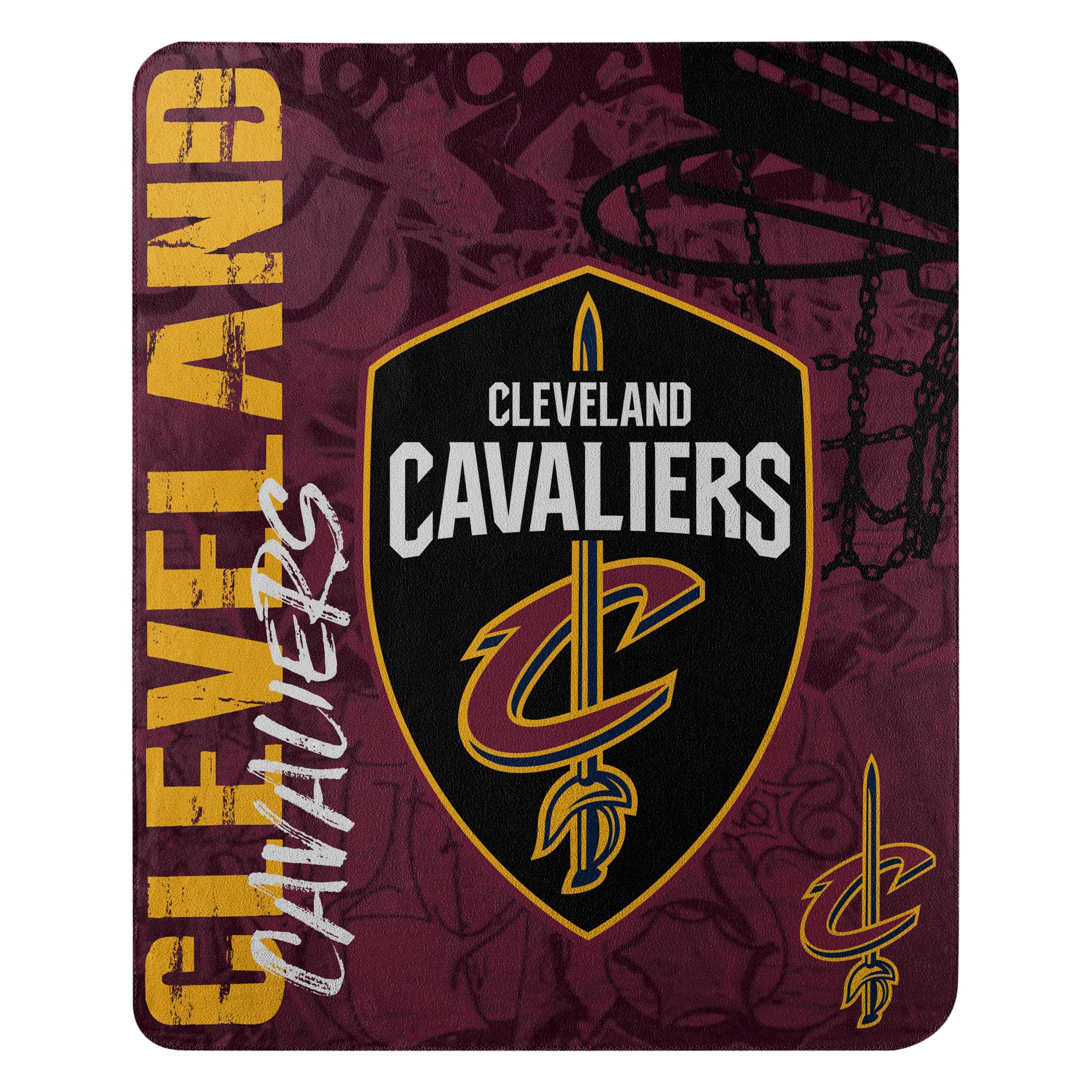 Northwest NBA Cleveland Cavaliers Fleece Throw Blanket, 50" x 60", Hard Knocks โ image 1