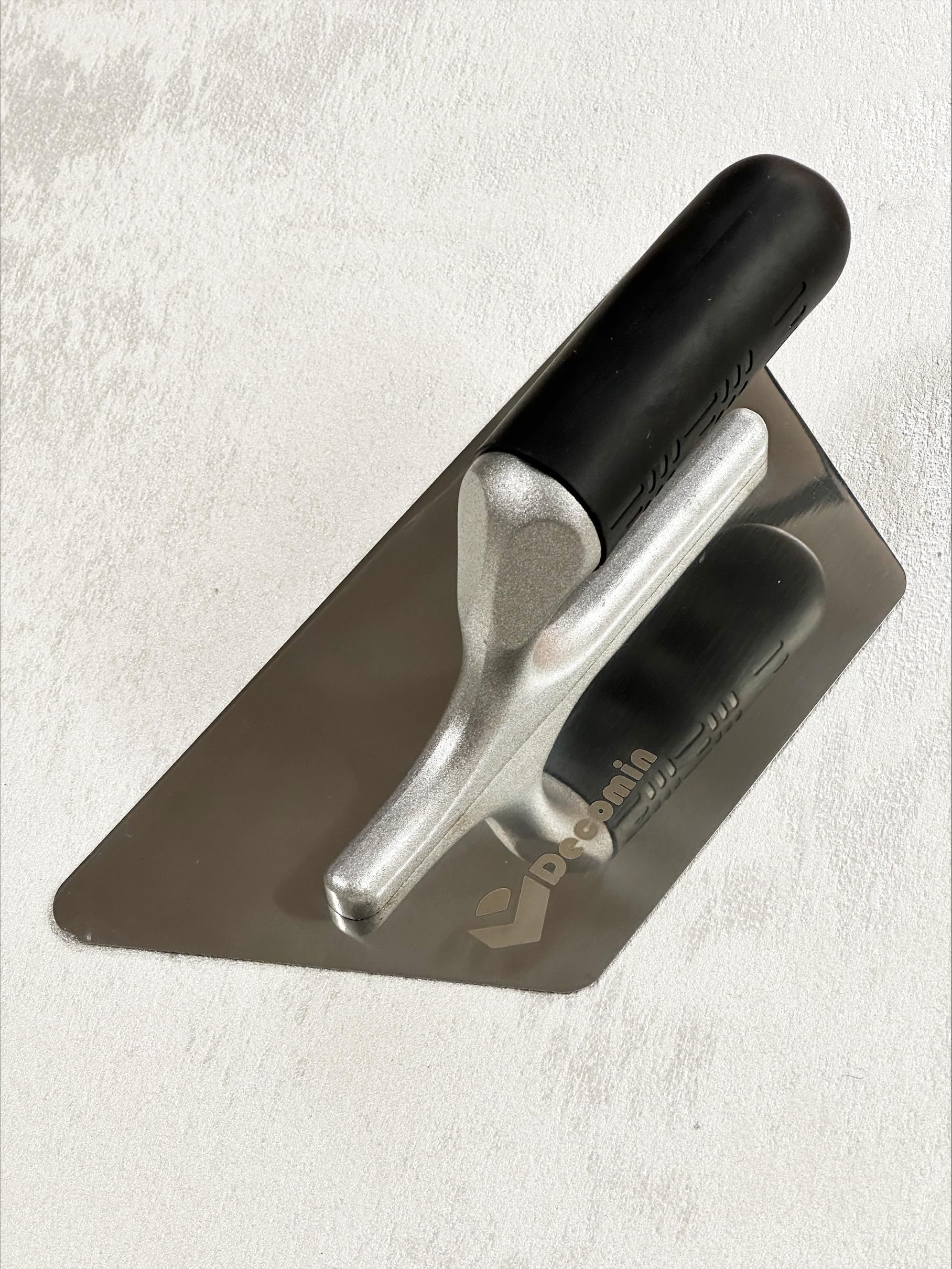 Rhombus Venetian Plastering Stainless Steel Trowel Silver Finish - Flexible & Strong - Perfect for Decorative Wall Finishes Plasters