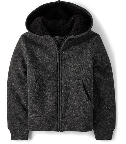 Amazon.com: Boys Blue Undefeated Sports Sherpa Line Zip Front